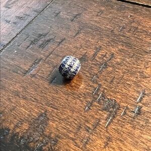 Pandora Blue and Silver Beaded Charm